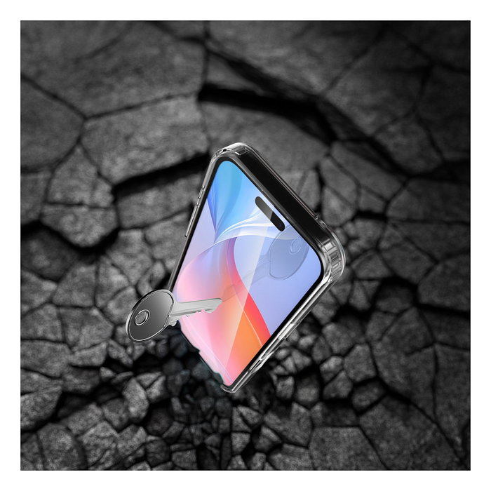 4smarts 541195 Kit de Proteccion Premium 360 con Cristal Templado y Funda Transparente Compatible con Apple iPhone 16, 15,5 cm (6.1")