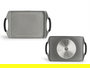 Kinvara Asador Plano Gris 34x26 cm Aluminio Inducción (Set de 6)