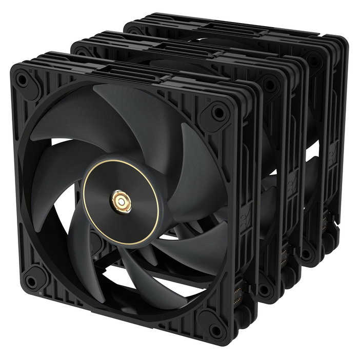 ASUS ProArt PF120 Ventilador PWM 120mm Negro - Pack de 3 Unidades para Refrigeración de PC