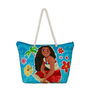 Karactermania Bolsa de Playa Soleil Vaiana Sea 52 x17 x37 cm Azul Poliéster Compartimento Cremallera Asas