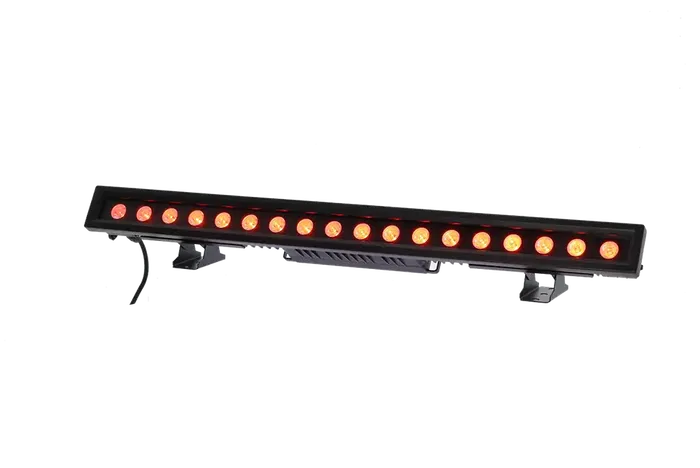 ALGAMLIGHT Barra LED 18x12W RGBW Pix IP65 para Noche, Eventos y Escenarios de Exterior