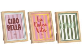 DKD Home Decor Marco de Fotos 15x20 Colección SARDINAS Multicolor