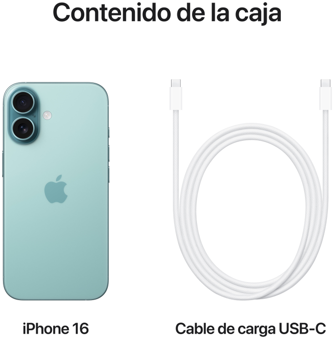 Apple iPhone 16 128GB Verde Azulado 5G