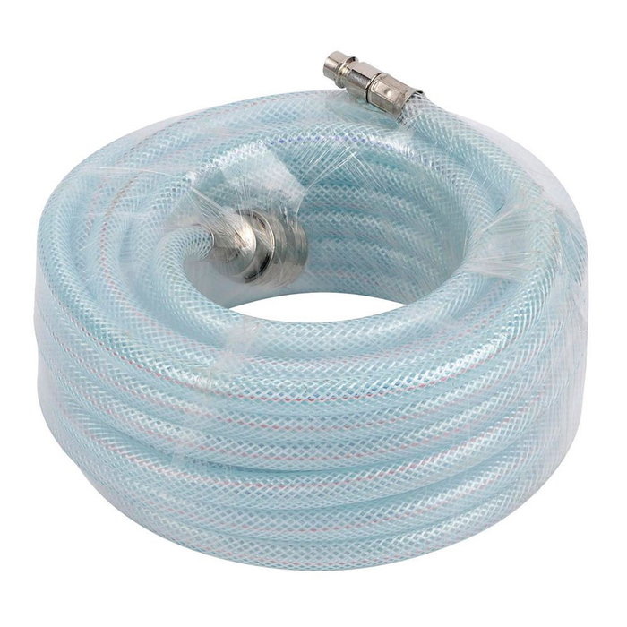 Powerplus Manguera de PVC para aire comprimido 10m, 10 bar, con acoplamiento Euro y conector rápido Powerplus Manguera de PVC para aire comprimido 10m, 10 bar, con acoplamiento Euro y conector rápido