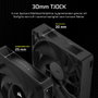 Corsair iCUE LINK RX120 Max Ventilador de Caja 120mm Negro