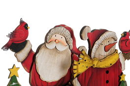 DKD Home Decor Decoracion Navidad Tradicional Multicolor Madera 6 x 32.5 x 30.5 cm (6 Unidades)