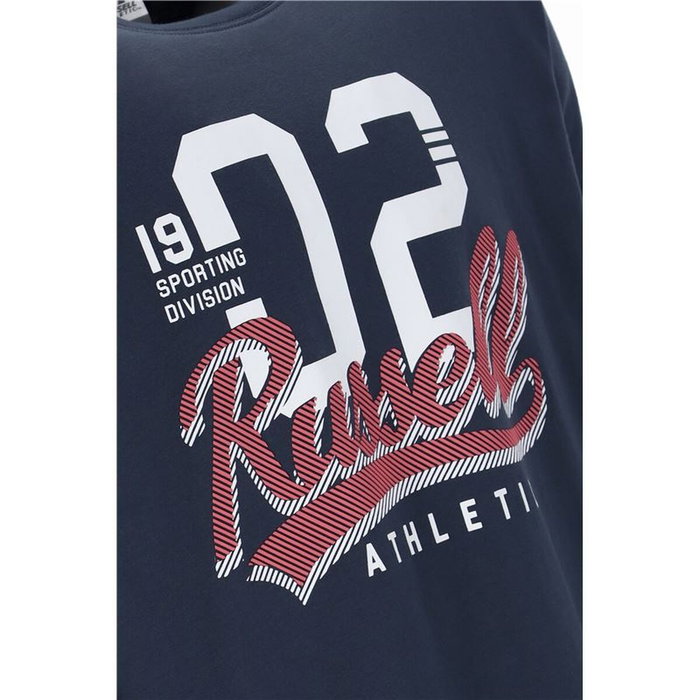 Camiseta de Manga Corta Hombre Russell Athletic A30101-OB 155 Azul oscuro (S) Camiseta de Manga Corta Hombre Russell Athletic A30101-OB 155 Azul oscuro (S)