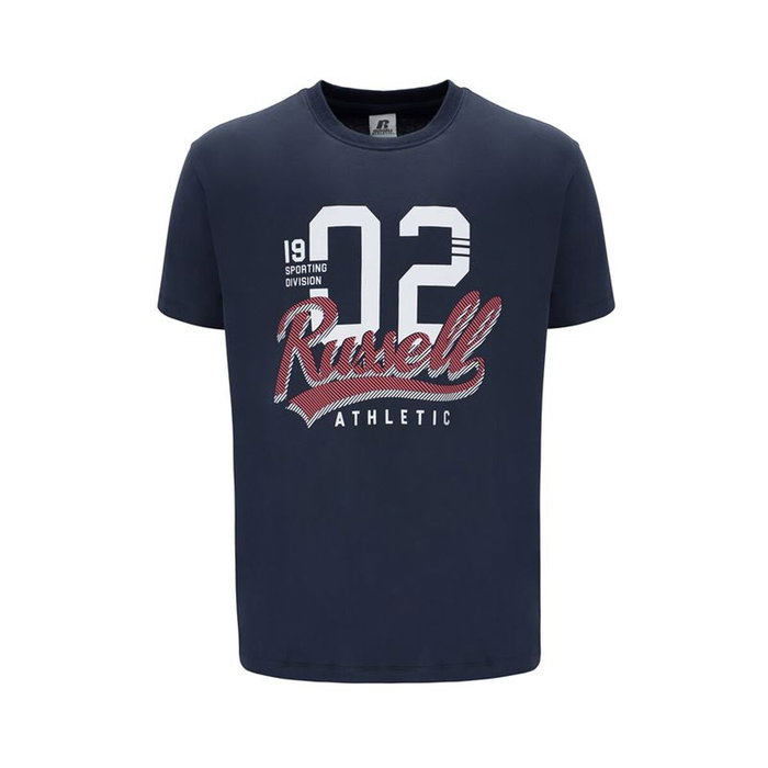 Camiseta de Manga Corta Hombre Russell Athletic A30101-OB 155 Azul oscuro (S) Camiseta de Manga Corta Hombre Russell Athletic A30101-OB 155 Azul oscuro (S)