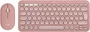 Logitech MK380 Conjunto de teclado y ratón inalámbrico rosa