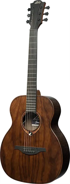 LAG Guitarra Acústica Travel A/E Electroacústica Folk Natural Satinado