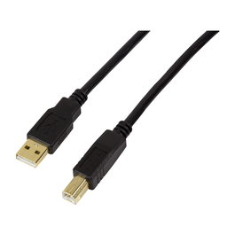 LogiLink Cable de Extensión USB 2.0 Activo A/M a B/M 10m Negro