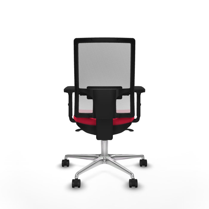 PIQUERAS Y CRESPO Silla de oficina Horna con mecanismo Sincro, Rojo y Blanco PIQUERAS Y CRESPO Silla de oficina Horna con mecanismo Sincro, Rojo y Blanco