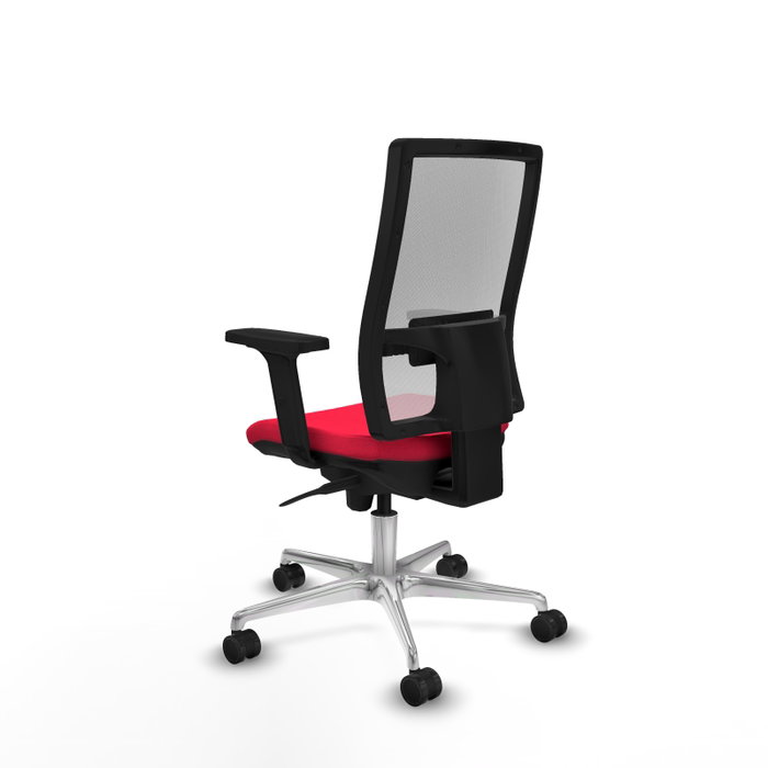 PIQUERAS Y CRESPO Silla de oficina Horna con mecanismo Sincro, Rojo y Blanco PIQUERAS Y CRESPO Silla de oficina Horna con mecanismo Sincro, Rojo y Blanco