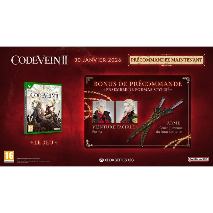 Bandai Namco Entertainment CODE VEIN II - Serie Xbox