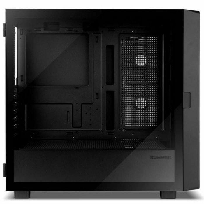 NOX Hummer NXHUMMERBIOS Caja Gaming Semitorre con Pantalla LCD 8 pulg Negro