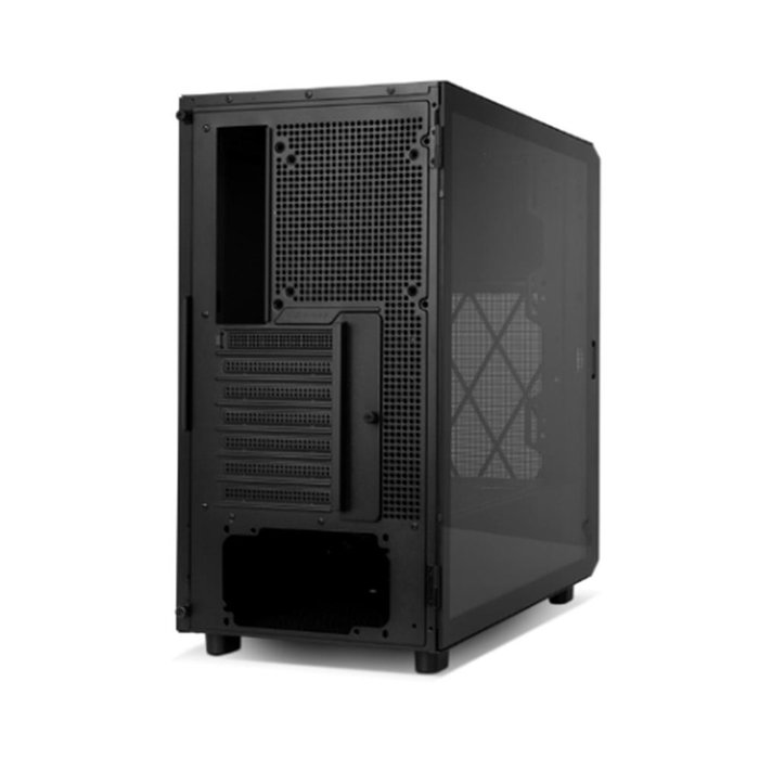 NOX Hummer NXHUMMERBIOS Caja Gaming Semitorre con Pantalla LCD 8 pulg Negro