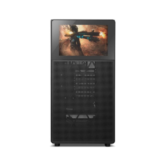 NOX Hummer NXHUMMERBIOS Caja Gaming Semitorre con Pantalla LCD 8 pulg Negro