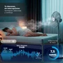 Grunkel Ventilador de pie FS-14T 25W 7 aspas 35 cm 12 velocidades