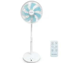 Grunkel Ventilador de pie FS-14T 25W 7 aspas 35 cm 12 velocidades