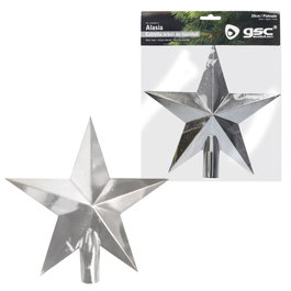 Estrella de Navidad árbol Alasia Plateado