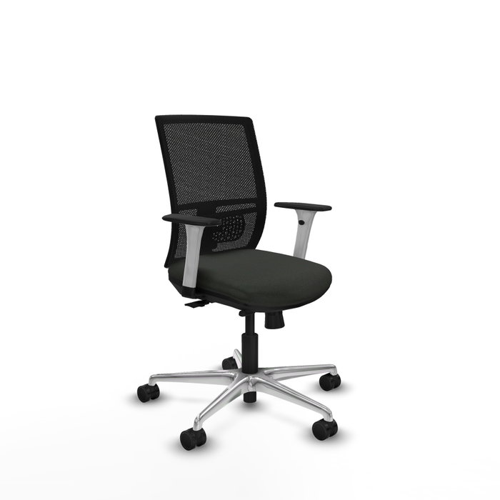 PIQUERAS Y CRESPO Silla de oficina Yunquera con mecanismo Sincro/Traslack y malla negra PIQUERAS Y CRESPO Silla de oficina Yunquera con mecanismo Sincro/Traslack y malla negra