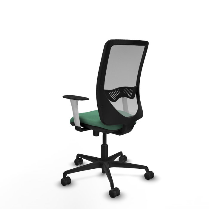 PIQUERAS Y CRESPO Silla de oficina Zulema Verde esmeralda y Gris PIQUERAS Y CRESPO Silla de oficina Zulema Verde esmeralda y Gris