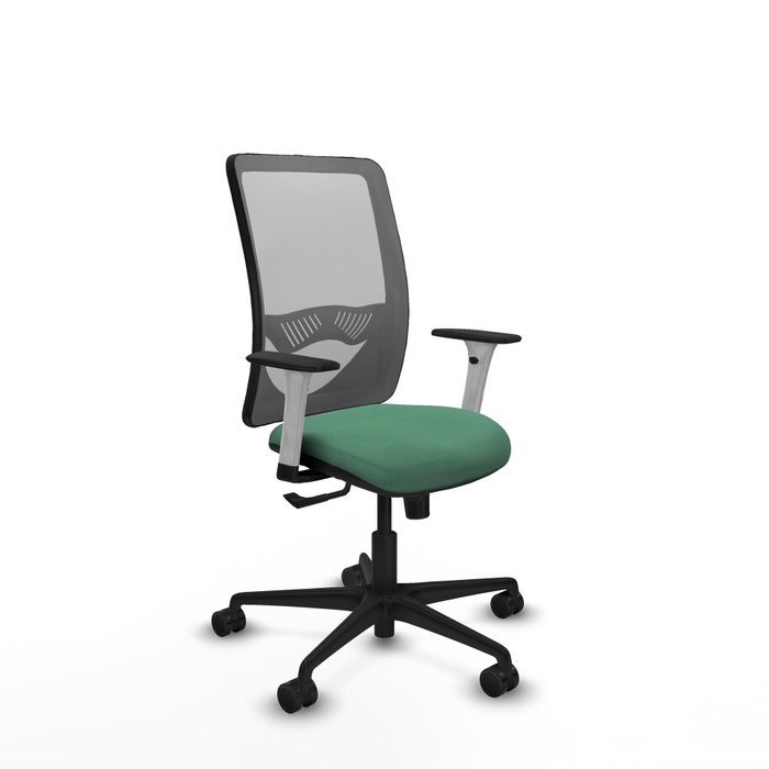 PIQUERAS Y CRESPO Silla de oficina Zulema Verde esmeralda y Gris PIQUERAS Y CRESPO Silla de oficina Zulema Verde esmeralda y Gris