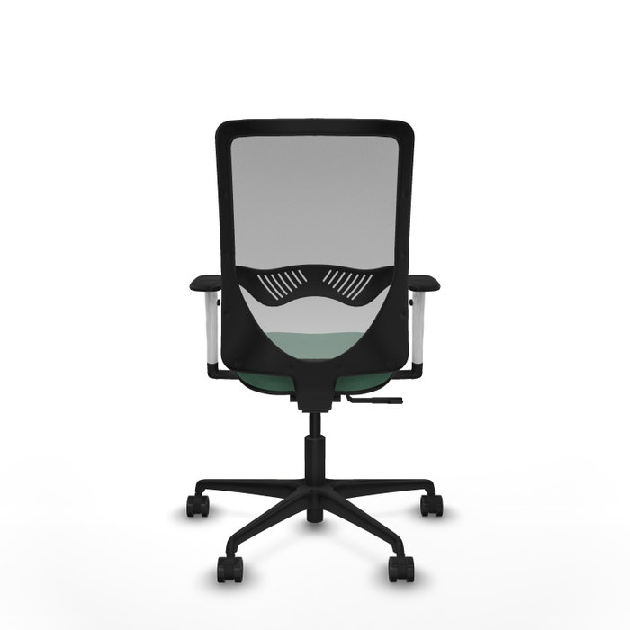 PIQUERAS Y CRESPO Silla de oficina Zulema Verde esmeralda y Gris PIQUERAS Y CRESPO Silla de oficina Zulema Verde esmeralda y Gris