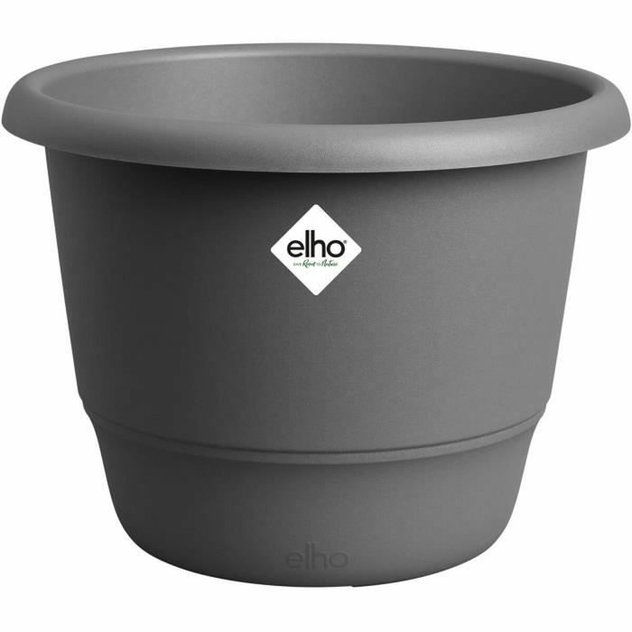 ELHO Amiga Round 47 Negra Ø 47 x H 35 cm Exterior 100% reciclada