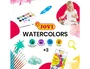 Jovi Estuche de Acuarelas de 12 Colores Surtidos con Pincel