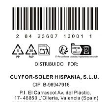 Cuyfor Abridor Sacacorchos Gourmet 12.5x2.5 cm (24 Unidades)