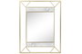 DKD Home Decor Espejo de Pared Dorado de Metal y MDF 60x80 cm