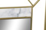 DKD Home Decor Espejo de Pared Dorado de Metal y MDF 60x80 cm