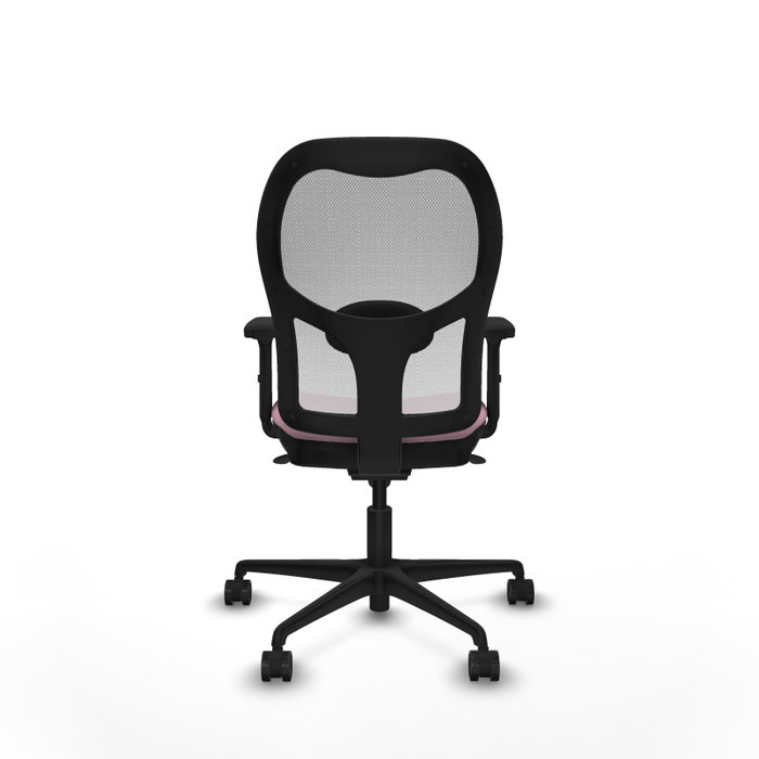 PIQUERAS Y CRESPO Silla de oficina Jorquera Rosa y Blanco
