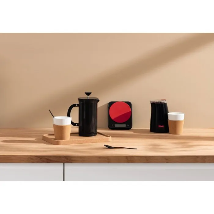 Bodum BOD0699965450939 Cafetera de Émbolo French Press Tribute Presse - Acero Inoxidable, 8 Tazas (1 Litro)