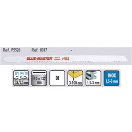 CELESA Hoja de Calar para Madera 5526 Acero Inoxidable