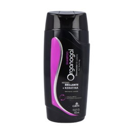 Grisi Shampoo Organogal Negro Brillante 400ml - Oscurece el cabello gradualmente de forma natural