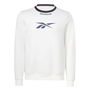 Sudadera sin Capucha Hombre Reebok Identity Arch Logo Fleece Blanco 36