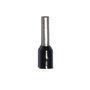 Basics Puntera Aislada 01,50 mm², Negra, 100 Uds