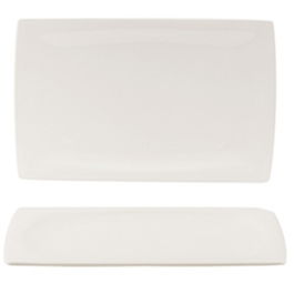 Summa Noubon Quat Fuente para servir 36 x 23 cm, Blanco, Apto lavavajillas y microondas, Colección VAJILLA
