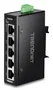 TRENDnet TI-ELC50 Switch No Administrado Fast Ethernet (10/100), 5 Puertos, Full Duplex, Montaje en Pared, Negro