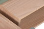 DKD Home Decor Mesa de Centro Verde con 2 Cajones
