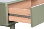 DKD Home Decor Mesa de Centro Verde con 2 Cajones