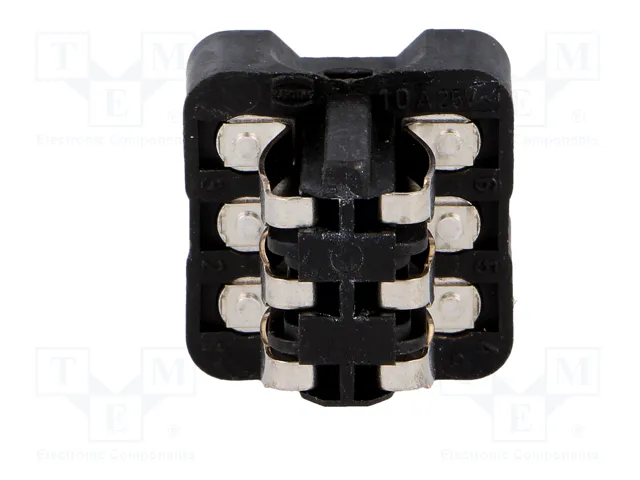 HARTING Plantilla de contacto HDC macho Staf® 6 PIN HARTING Plantilla de contacto HDC macho Staf® 6 PIN