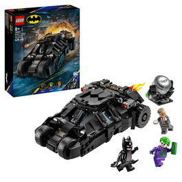 LEGO DC COMICS 76303 Batmóvil Tumbler: Batman vs. Two-Face y The Joker Set de Construcción para Niños +8 años