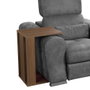 Hanah Home Mesa Auxiliar Nogal 35x45x61 cm