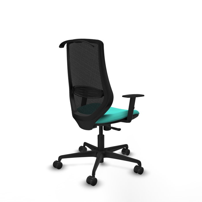 PIQUERAS Y CRESPO Silla de oficina Mardos Turquesa y Negro PIQUERAS Y CRESPO Silla de oficina Mardos Turquesa y Negro