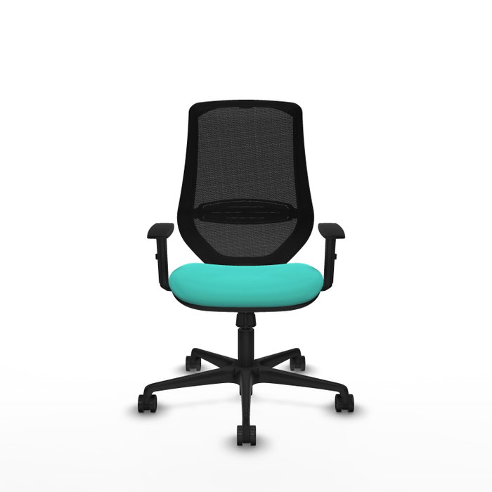PIQUERAS Y CRESPO Silla de oficina Mardos Turquesa y Negro PIQUERAS Y CRESPO Silla de oficina Mardos Turquesa y Negro