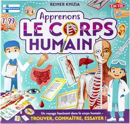 Tactic Aprendamos sobre el cuerpo humano - Juego educativo de mesa para 2 o más jugadores - Edad 7 años en adelante - Ref. TAC6416739605524