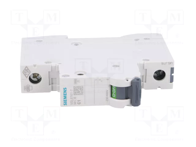 SIEMENS 5SL6101-7 Interruptor magnetotérmico 1A 1P Caract C